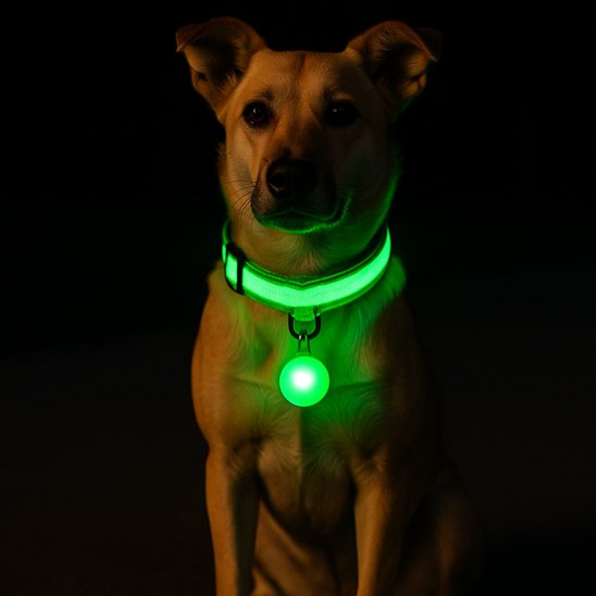 Collier lumineux pour chien